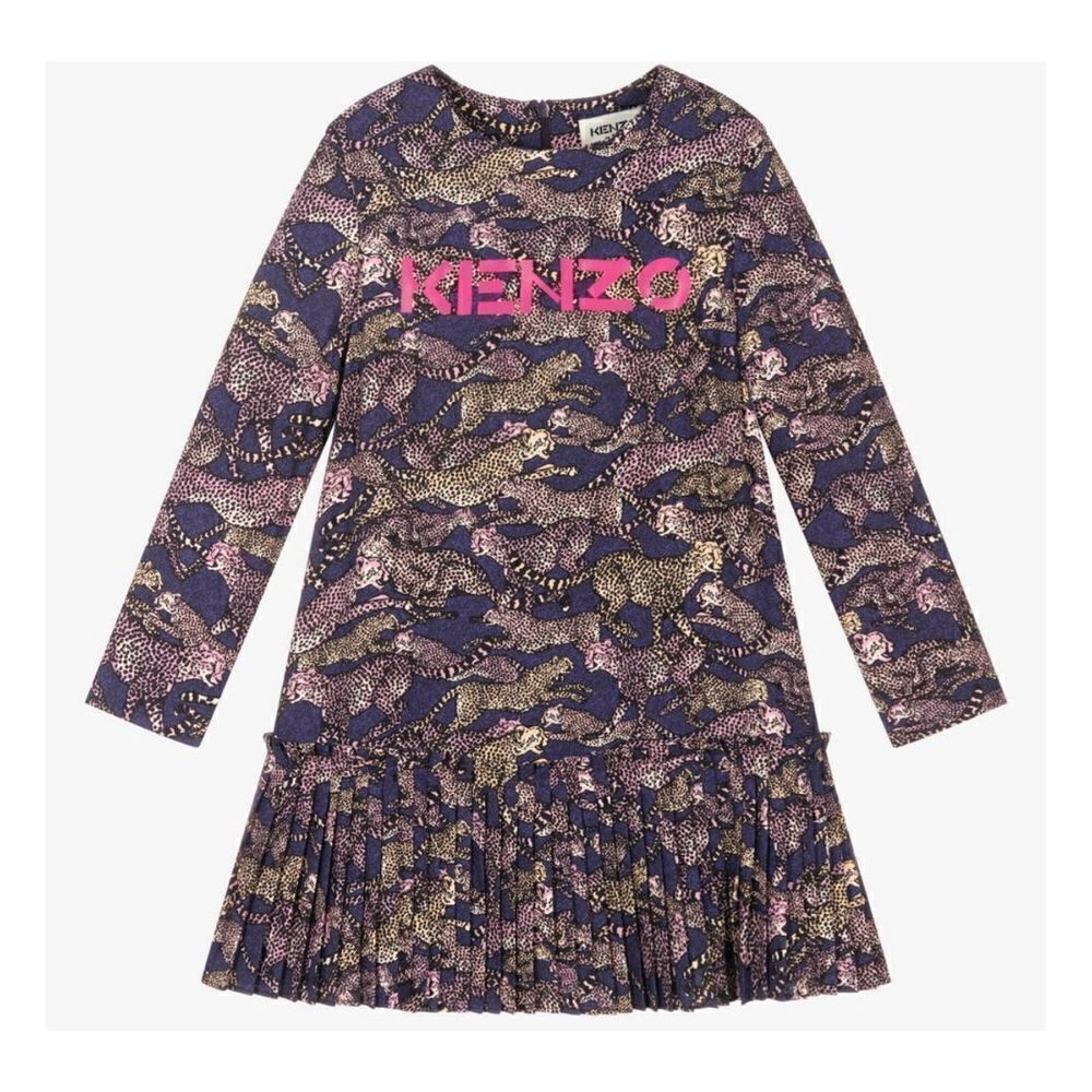 NWOT Kenzo Cheetah Print Purple Dress‎